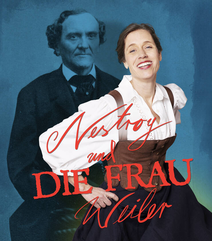 Nestroy und DIE FRAU Weiler © Agnes Palmisano